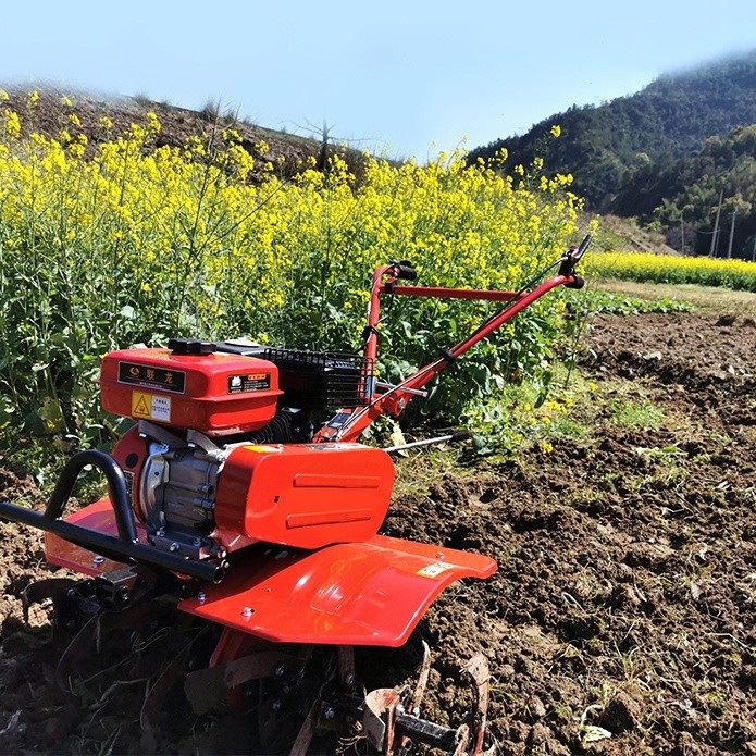 small petrol tiller in land small petrol tiller in land